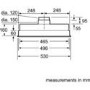 Bosch DHL555BGB Serie 4 53cm Wide Canopy Hood Silver Metallic