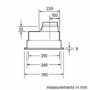 Bosch DHL555BLGB Series 4 53cm Canopy Cooker Hood - Silver