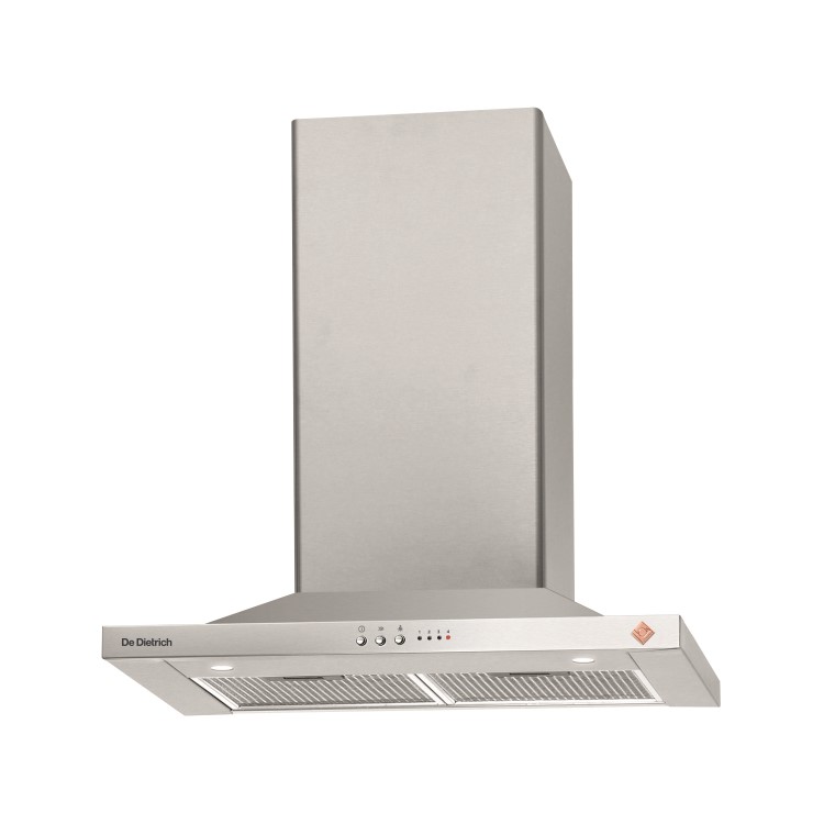 De Dietrich DHP7612X 60cm Pyramid Slim Hood 804m3h Extraction Rate -  Inox