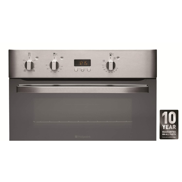Hotpoint DHS53CXS Multifunction Electric Built-in Double Oven With Catalytic Liners - Stainless steel