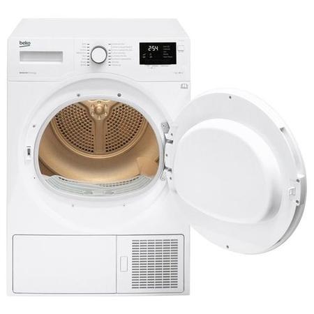 GRADE A1 - Beko DHY7340W 7kg A++ Freestanding Heat Pump Condenser Tumble Dryer - White