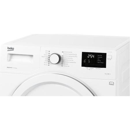 GRADE A1 - Beko DHY7340W 7kg A++ Freestanding Heat Pump Condenser Tumble Dryer - White