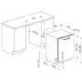 GRADE A2 - Smeg DI12E1 12 Place Fully Integrated Dishwasher