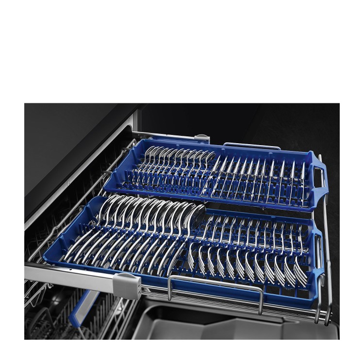 Smeg DI13EF2 13 Place Fully Integrated Dishwasher With Cutlery Tray