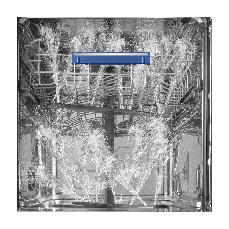 Smeg Integrated Dishwasher - Self-Cleaning, D-Rated, Black control panel