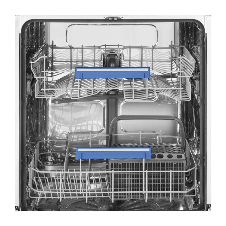 Smeg Integrated Dishwasher - Self-Cleaning, D-Rated, Black control panel