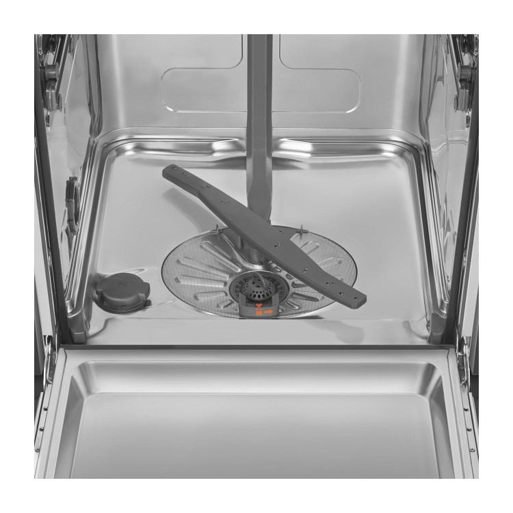 Smeg Integrated Dishwasher - Self-Cleaning, D-Rated, Black control panel