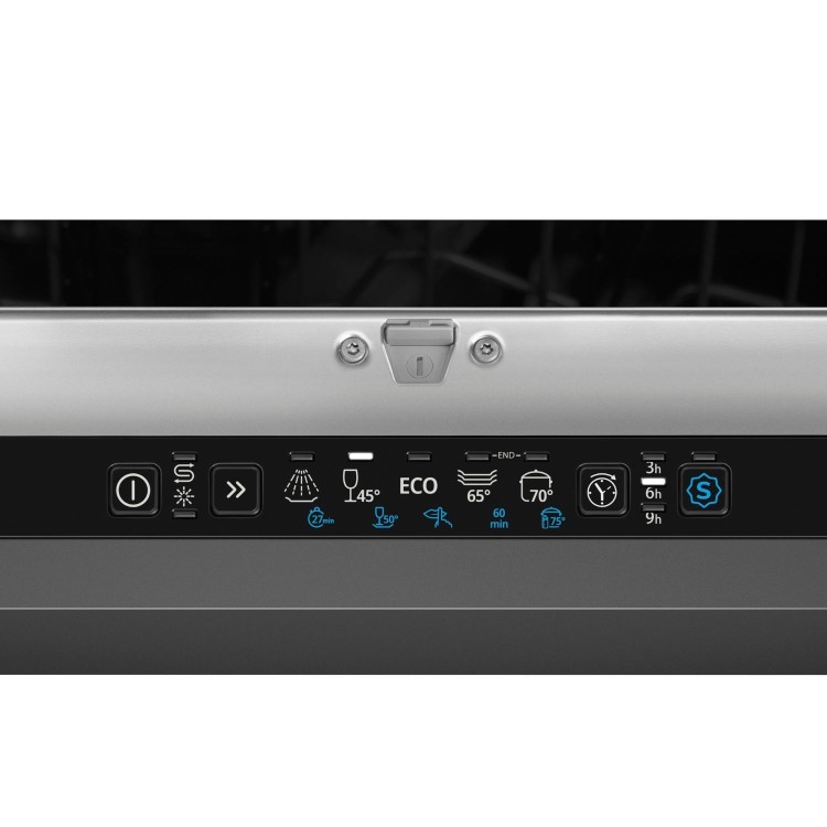 Smeg Integrated Dishwasher - Dry Assist, C-Rated, Black control panel