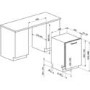 Refurbished Smeg DI410T 10 Place Slimline Fully Integrated Dishwasher