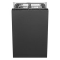DI4522D Smeg Integrated Slimline Dishwasher - DryAssist+ D-Rated Black Control Panel