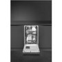 Smeg Universal Integrated Slimline Dishwasher - Black control panel