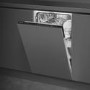 Smeg Universal Integrated Slimline Dishwasher - Black control panel