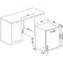 GRADE A2 - Smeg DI613PMAX 13 Place Fully Integrated Dishwasher