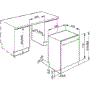 Smeg DI614PSS 14 Place Fully Integrated Dishwasher