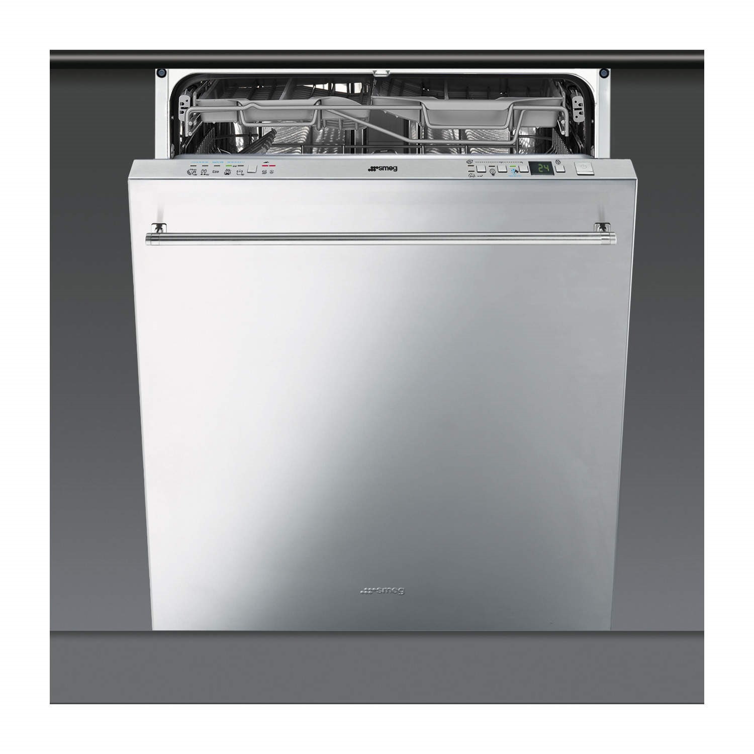Smeg Fully Integrated BuiltIn Dishwasher With 13 Place Settings, 10