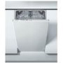 Indesit 9 Place Settings Integrated Slimline Dishwasher - White