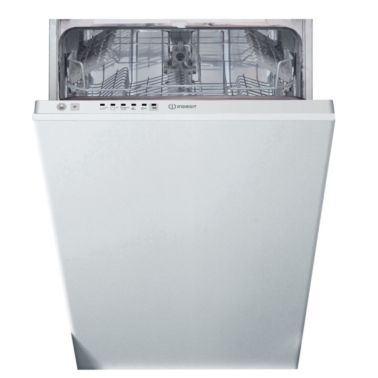 Refurbished Indesit DI9E2B10UK 9 Place Fully Integrated Slimline Dishwasher