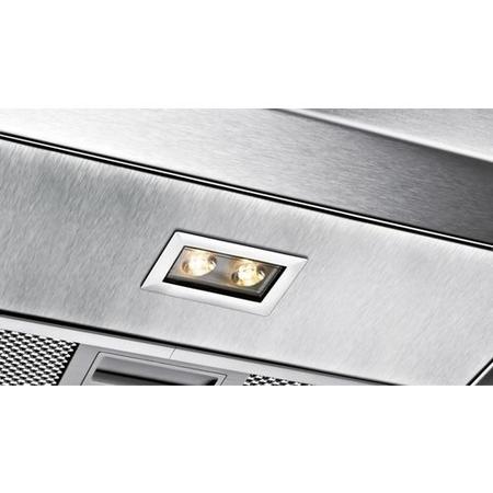 Bosch DIA098E50B Exxcel 90cm Brushed Steel Island Cooker Hood With Flat Glass Canopy