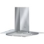 Bosch DIA09E751B Exxcel Facetted Box Design And Glass Canopy 90cm Island Hood in Brushed steel
