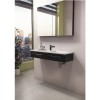 Walnut Wall Hung Bathroom Vanity Unit &amp; Basin - W995mm