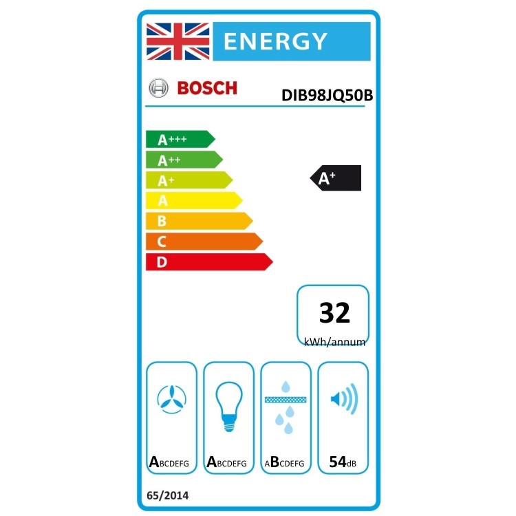 Bosch Series 6 Touch Control 90cm Island Cooker Hood - Stainless Steel