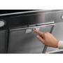 Refurbished AEG DIE5961HG 90cm Slimline Island Hood with Hob2Hood Stainless Steel