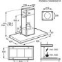 Refurbished AEG DIE5961HG 90cm Slimline Island Hood with Hob2Hood Stainless Steel