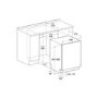 INDESIT DIF16B1 13 Place Fully Integrated Dishwasher with Quick Wash - White