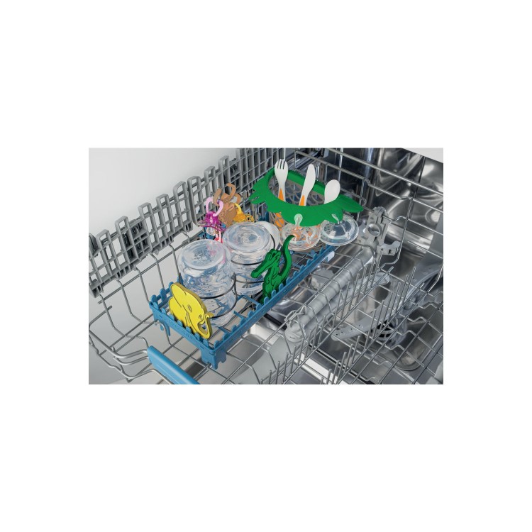 GRADE A1 - Indesit Extra DIFP8T96Z 14 Place Fully Integrated Dishwasher with Quick Wash - White