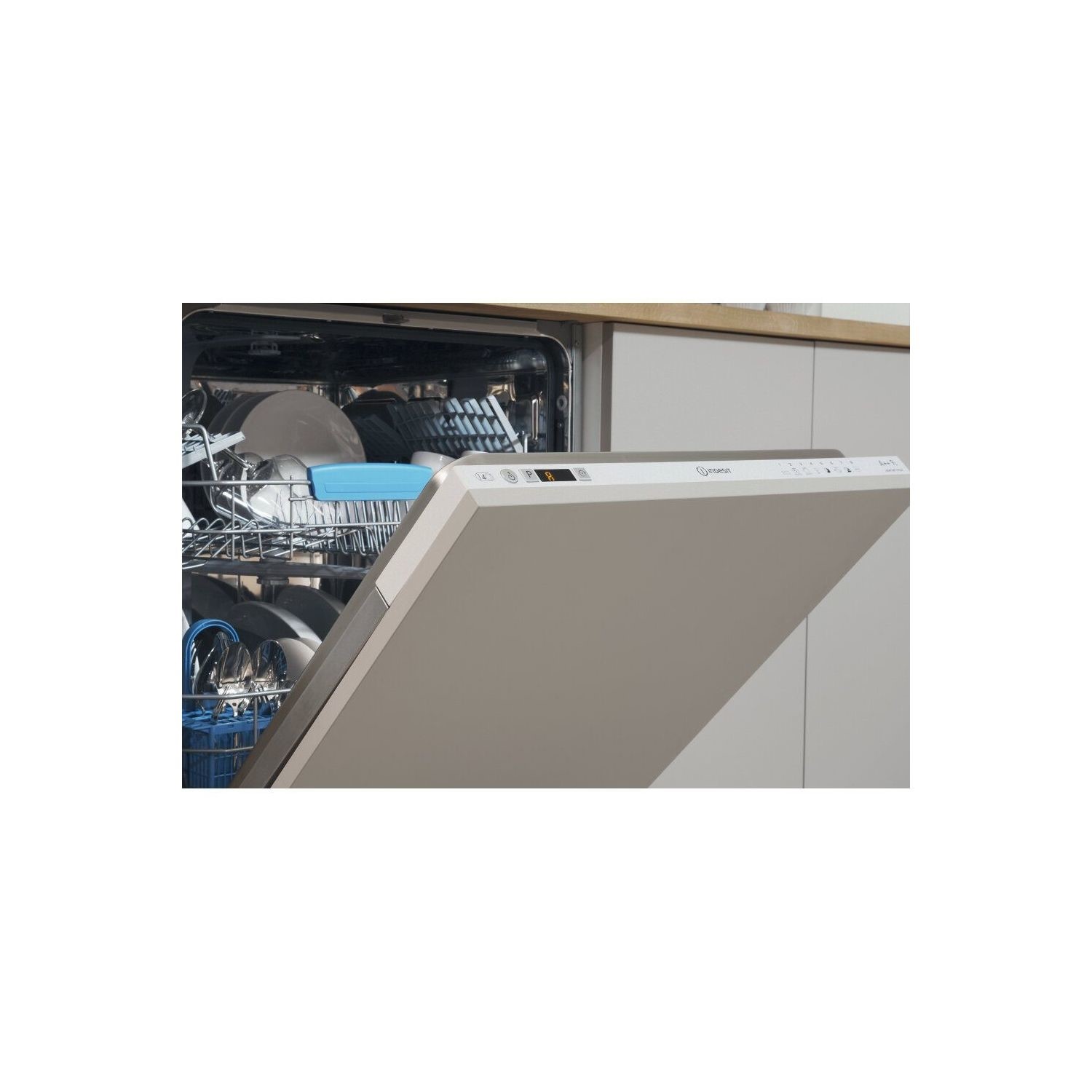 INDESIT Extra DIFP8T96Z 14 Place Fully Integrated Dishwasher with Quick