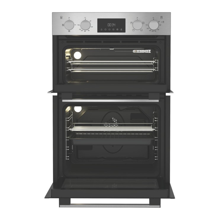 Hotpoint Built-In Electric Double Oven - Stainless Steel