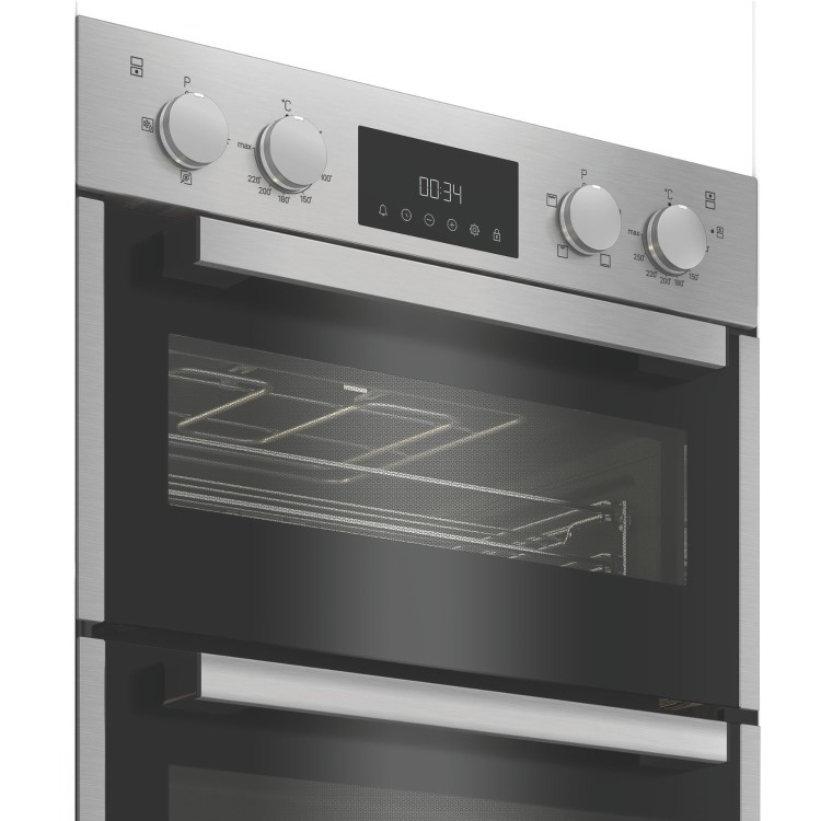 Hotpoint Built-In Electric Double Oven - Stainless Steel
