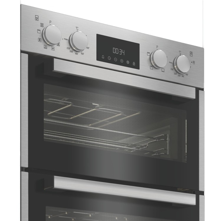 Hotpoint Built-In Electric Double Oven - Stainless Steel