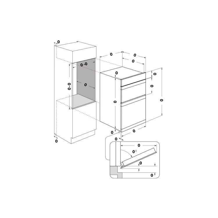Hotpoint Built-In Electric Double Oven - Stainless Steel
