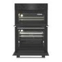 Hotpoint Built-In Electric Double Oven with Air Fry - Black