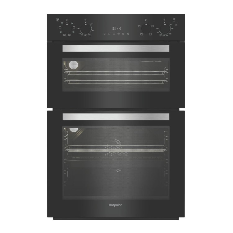 Hotpoint Built-In Electric Double Oven - Black