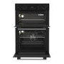 Indesit Electric Built In Double Oven - Black