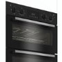 Indesit Electric Built In Double Oven - Black