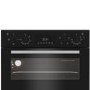 Indesit Electric Built In Double Oven - Black