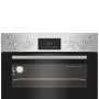 Indesit Electric Built In Double Oven - Stainless Steel