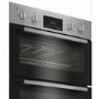 Indesit Electric Built In Double Oven - Stainless Steel