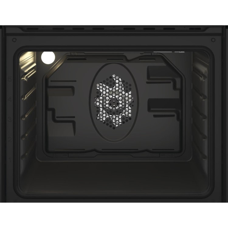 Indesit Electric Built In Double Oven - Stainless Steel