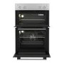 Indesit Electric Built In Double Oven - Silver