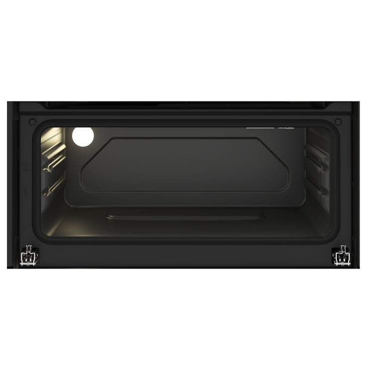 Indesit Electric Built In Double Oven - Silver