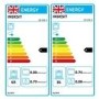 Indesit Electric Built In Double Oven - Silver