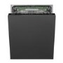 Smeg Integrated Dishwasher - Self-Cleaning A-Rated Black Control Panel