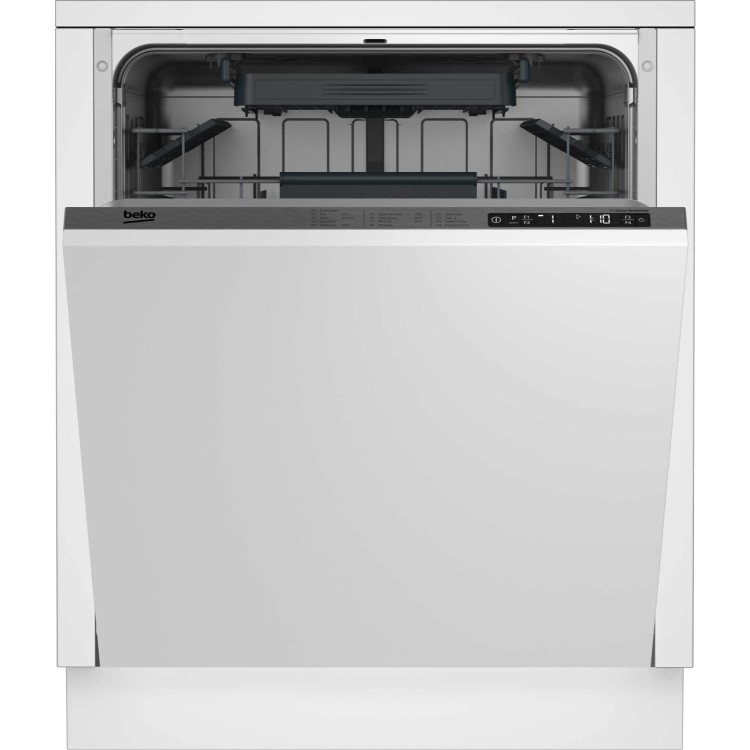 BEKO DIN28320 EcoSmart 13 Place Fully Integrated Dishwasher With Cutlery Tray
