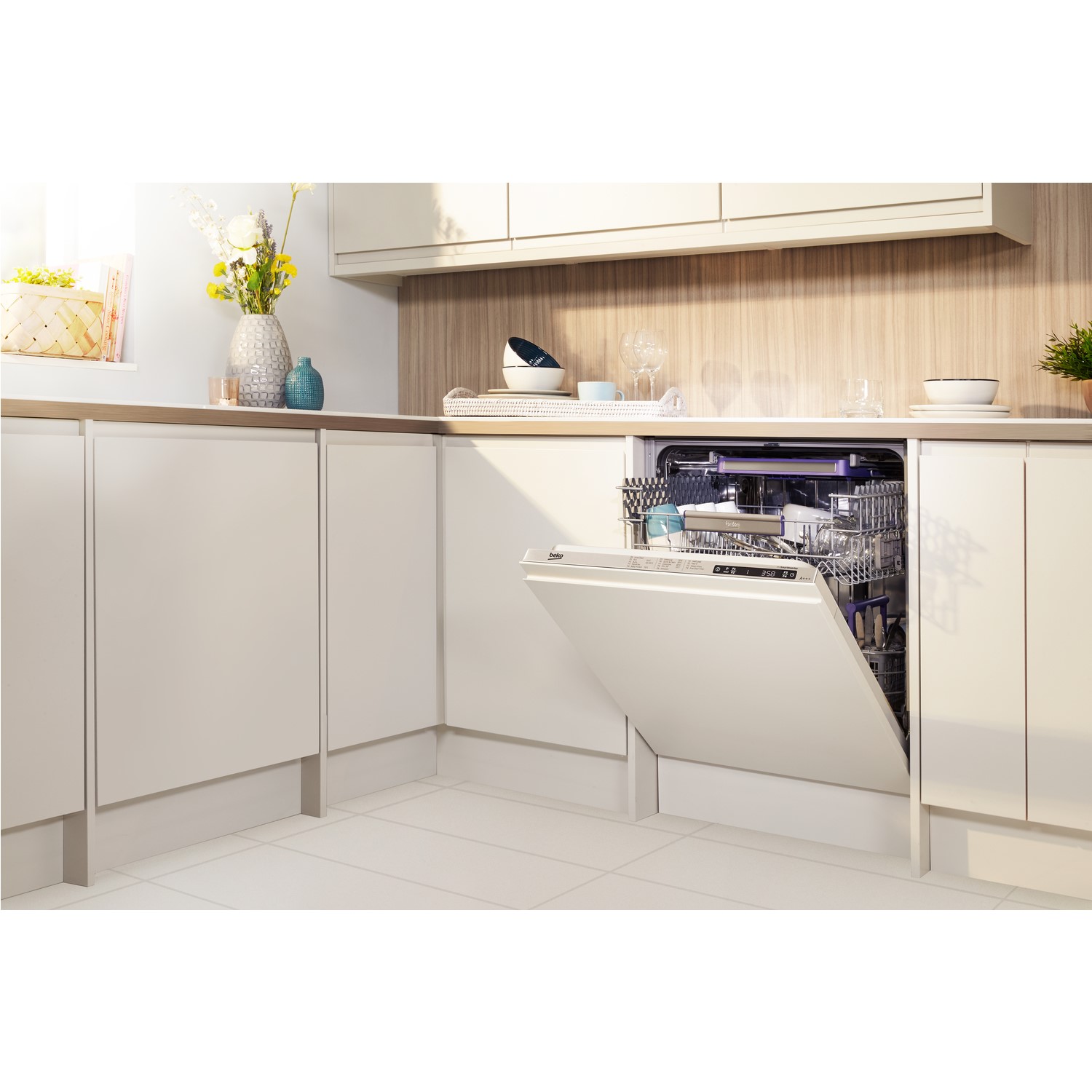 Beko DIN29X31 Ultra Efficient 13 Place Fully Integrated Dishwasher