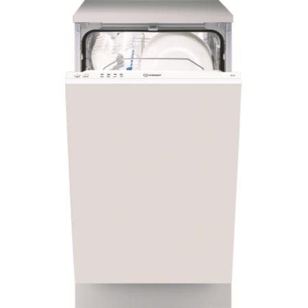 indesit dis04 integrated slimline dishwasher