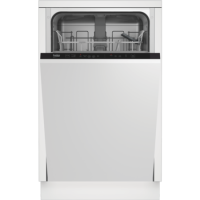 GRADE A2 - Beko DIS15012 10 Place Slimline Fully Integrated Dishwasher
